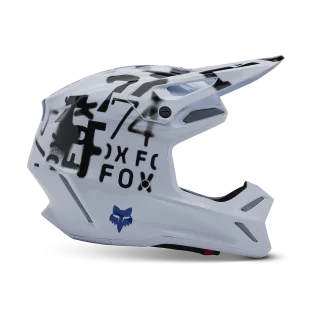 Fox Motocross Helmet V3 SEVENTY4 - White