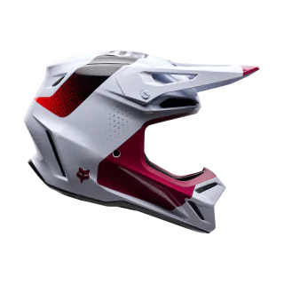 Fox Motocross Helmet V3 Tine - Cranberry