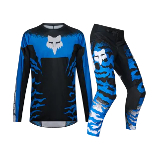 Fox Motocross Gear 2027 180 HD38 - Black / Blue / White