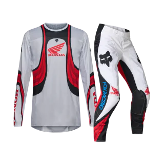 Fox Motocross Gear 2027 180 Honda - White / Red