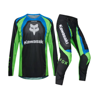 Fox Motocross Gear 2027 180 Kawasaki - Black