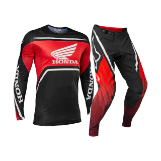 Fox Motocross Gear Flexair Honda - Red / Black / White