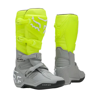 Fox Motocross Boots Comp - Yellow / Grey