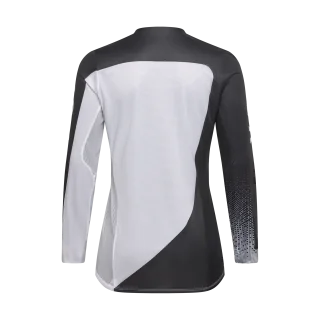 Fox Women Motocross Jersey Flexair Fracture - White / Black
