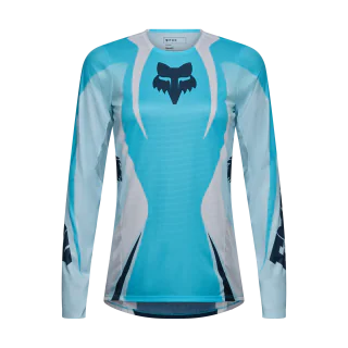 Fox Women Motocross Jersey 2027 Flexair Thorn - Sky Blue