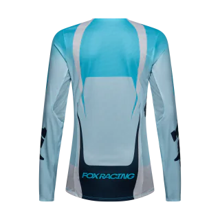 Fox Women Motocross Jersey 2027 Flexair Thorn - Sky Blue