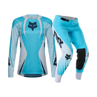 Fox Women Motocross Gear 2027 Flexair Thorn - Sky Blue