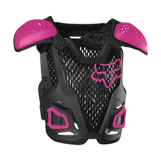 Fox Youth Chest Protector R3 - Black / Pink