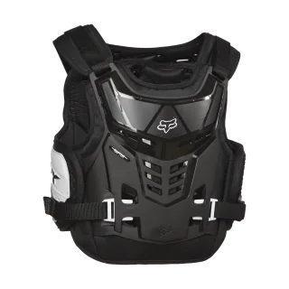 Fox Youth Chest Protector Raptor Proframe LC - Black / White