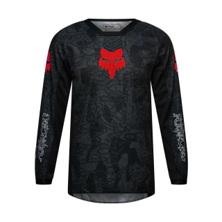 Fox Youth Motocross Jersey 2027 180 Abyss - Black