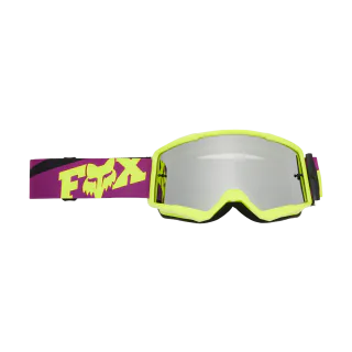 Fox Youth Motocross Goggle Main II Raid - Purple / Lava - Chrome Spark
