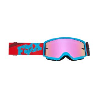 Fox Youth Motocross Goggle Main II Raid - Rust Red - Pink Spark