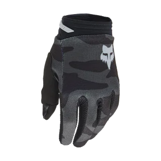 Fox Youth Motocross Gloves 2026 180 Bnkr - Black Camo