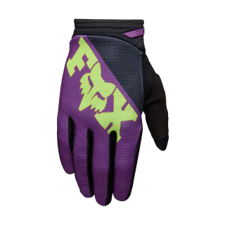 Fox Youth Motocross Gloves 2027 180 Raid - Purple / Lava