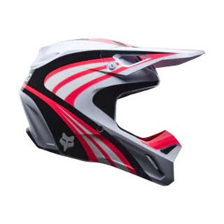 Fox Youth Motocross Helmet V1 Draft - White