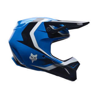 Fox Youth Motocross Helmet V1 Frame - Blue