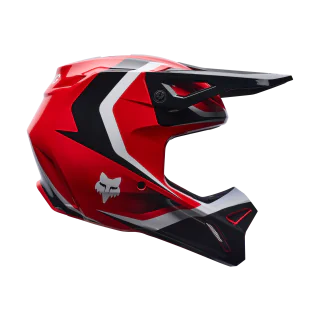 Fox Youth Motocross Helmet V1 Frame - Red