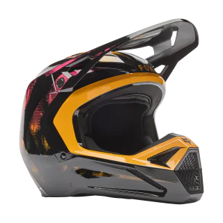 Fox Youth Motocross Helmet V1 Kairos - Tangerine
