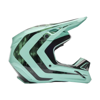Fox Youth Motocross Helmet V1 Kairos - Turquoise