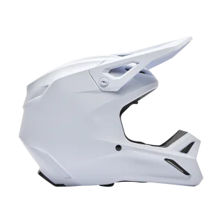 Fox Youth Motocross Helmet V1 Solid - Matte White