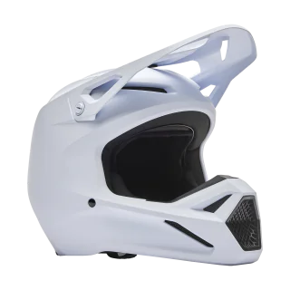 Fox Youth Motocross Helmet V1 Solid - Matte White