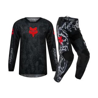 Fox Youth Motocross Gear 2027 180 Abyss - Black