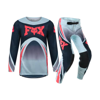 Fox Youth Motocross Gear 2027 Flexair Arc - Ice Blue