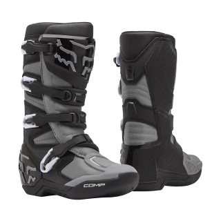 Fox Youth Motocross Boots Comp Core - Black / Grey