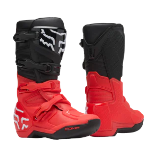 Fox Youth Motocross Boots Comp - Red