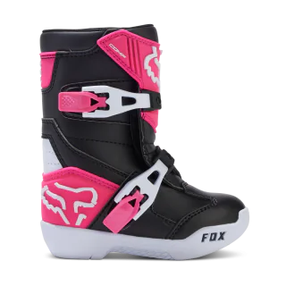 Fox Mini Motocross Boots Comp - Black / Pink