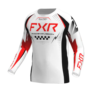 FXR Motocross Gear Clutch Pro - White / Red / Black