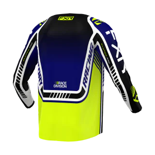 FXR Motocross Jersey Clutch Pro - Midnight / HiVis / White