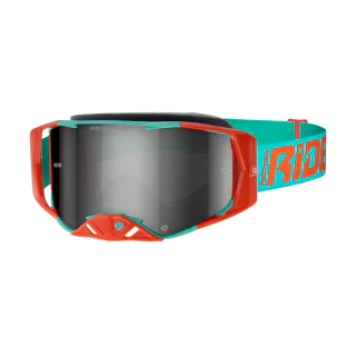 FXR Motocross Goggle Factory Ride - Pepper-Mint - Smoke / Silver