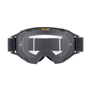 FXR Motocross Goggle Maverick Prime - Graphite - Clear