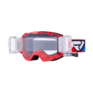 FXR Motocross Goggle Roll-Off Maverick Prime - Red - Clear