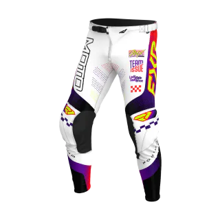FXR Motocross Pants 2026 Podium Gladiator - White / Purple / Red