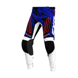 FXR Motocross Pants Clutch - Blue Camo / Red