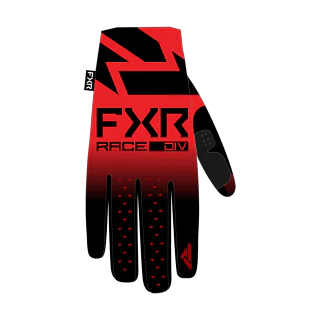 FXR Motocross Gloves Pro-Fit Lite - Red / Black Fade