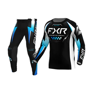 FXR Motocross Gear Clutch Pro - Black / Blue / White