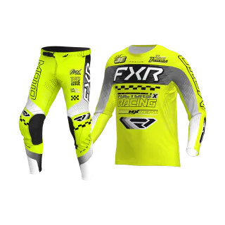 FXR Motocross Gear Podium Gladiator - HiVis / Black / Grey