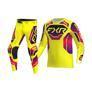 FXR Motocross Gear Podium Relay - Yellow / Razz / Black