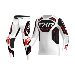 FXR Motocross Gear Podium Relay - White / Black / Red