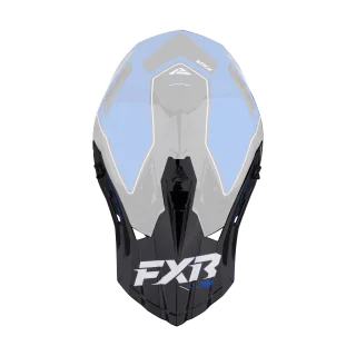 FXR Helmet Visor Helium Race Div - Blue / White