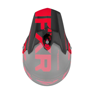 FXR Helmet Visor Torque Team - Black / Red