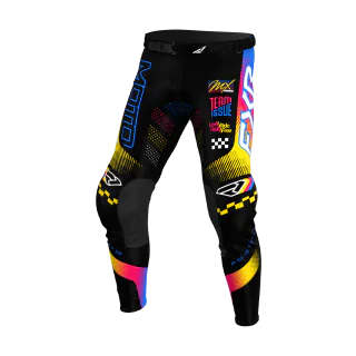 FXR Youth Motocross Pants 2026 Podium - Black / Blue / Razz