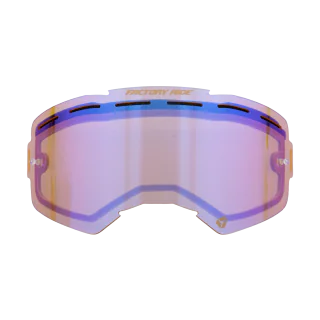 FXR Lens Factory Ride - Dual Vented Persimmon / Blue
