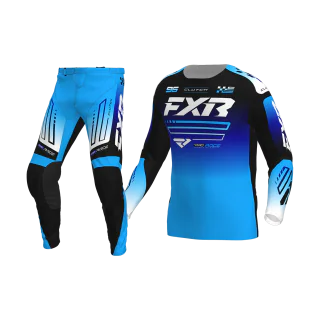 FXR Mini Motocross Gear Clutch - Blue / Black / White