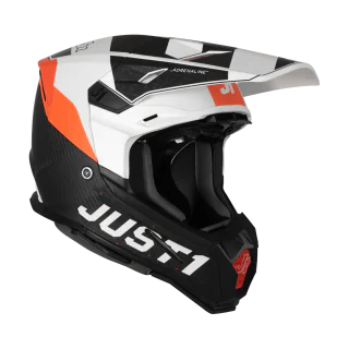 Just1 Motocross Helmet J22C Adrenaline - Orange / White / Carbon