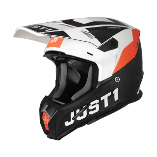 Just1 Motocross Helmet J22C Adrenaline - Orange / White / Carbon