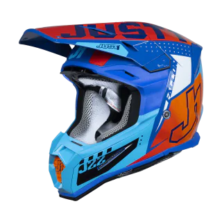 Just1 Motocross Helmet J22F Falcon - Orange / Blue